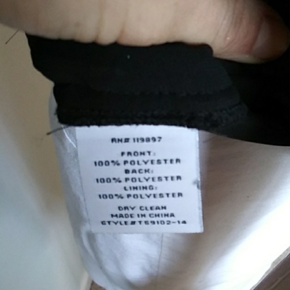 3/25$ Collective Concepts black blouse sparkly - Picture 5 of 6